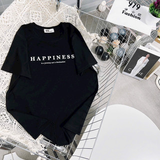 Áo thun cotton Thái dáng vừa ( mã thái HAPPNESS )
