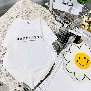 Áo thun cotton Thái dáng vừa ( mã thái HAPPNESS )