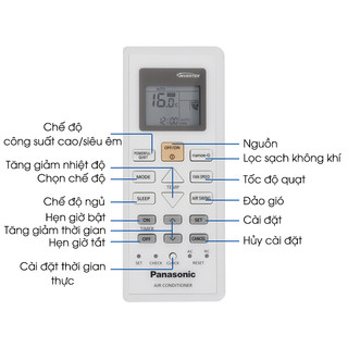 Remote điều khiển máy lạnh Panasonic Bảo hành 12 tháng Chính hãng