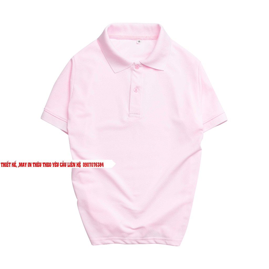 Áo Thun Polo Màu Hồng Phấn La' House Uniform