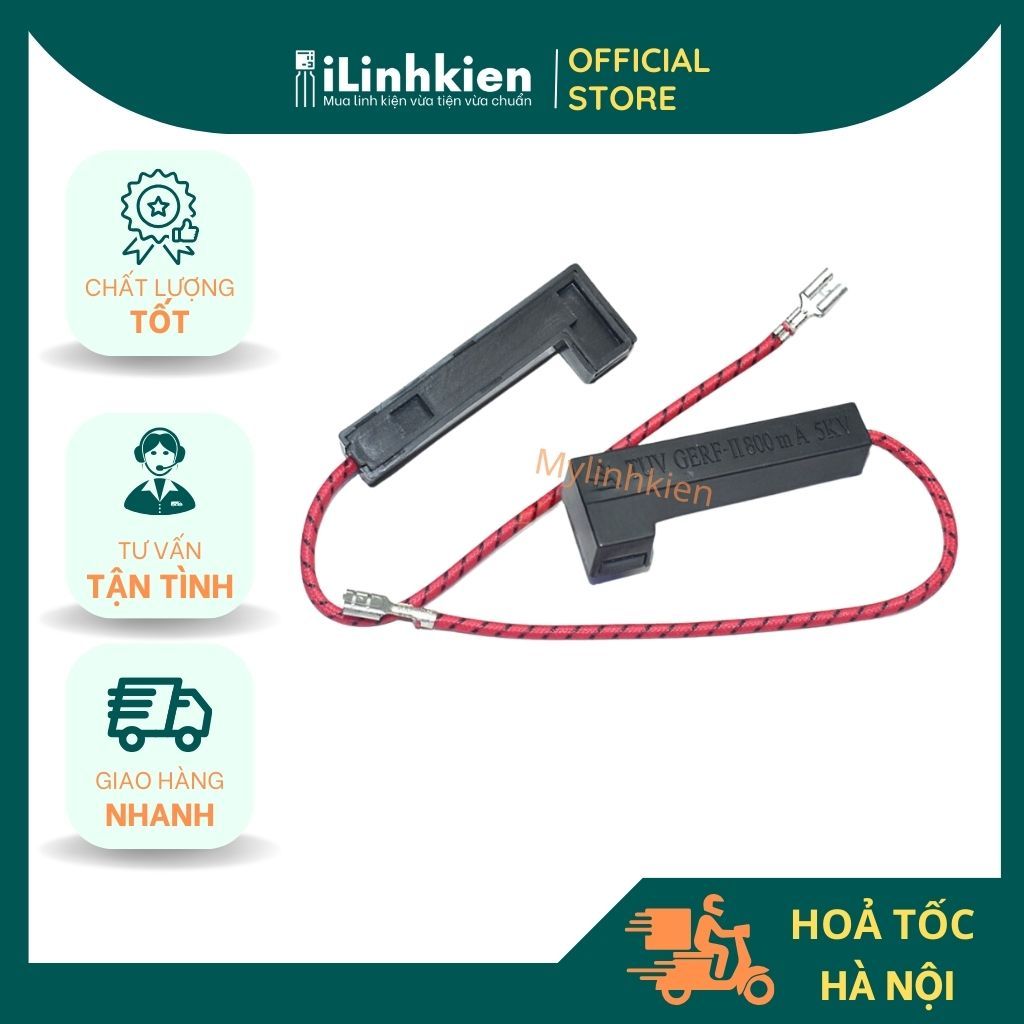 Cầu chì điện áp cao lò cho vi sóng 700mA 5kV chất lượng cao.
