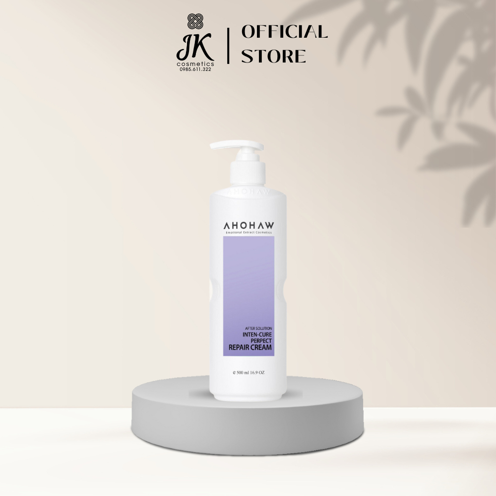 Kem Dưỡng Siêu Phục Hồi Da AHOHAW Inter-Cure Perfect Repair Cream 500ml - JK Auth Cosmetics