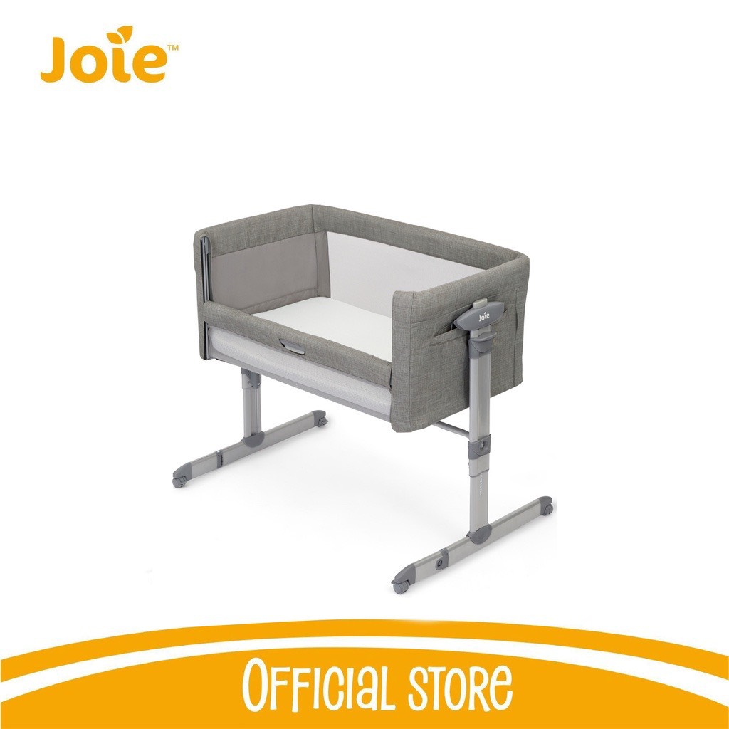 NÔI NGỦ CẠNH GIƯỜNG JOIE ROOMIE GLIDE FOGGY GRAY