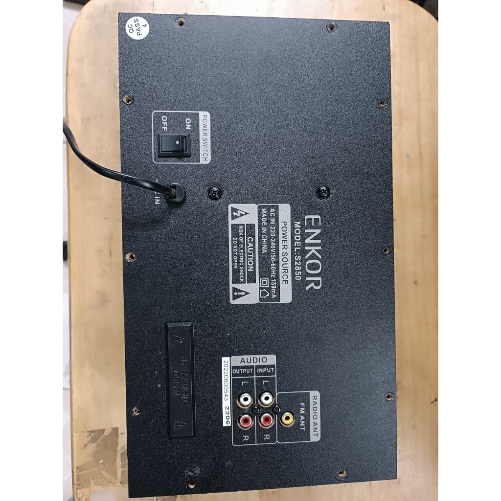 Bảng mạch loa Bluetooth Enkor S2850 nguyên zin chính hãng chưa qua sửa chữa