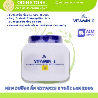 Kem dưỡng ẩm mềm da Vitamin E 200g Thái Lan