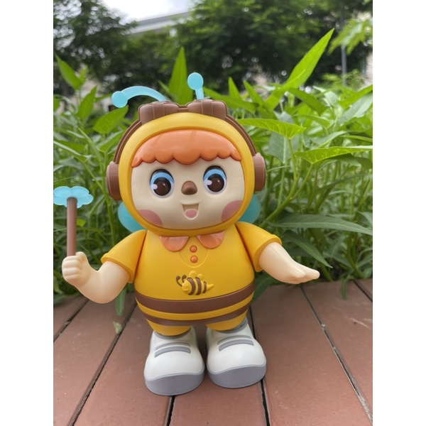 Đồ Chơi Ong Nhảy Múa, Ong Cầm Hoa Nhảy Múa Phát Sáng, Phát Nhạc, Chớp Mắt Đáng Yêu Cho Bé Bống Shop 36