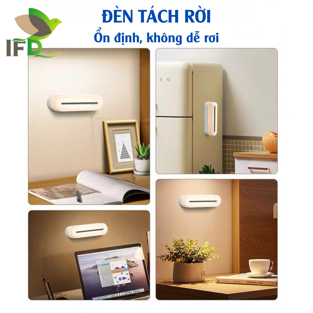 Sạc Không Dây AIFANDA Tích Hợp Đèn Ngủ Và Đồng Hồ Báo Thức 3IN1/ HÀNG CHÍNH HÃNG BH 12 THÁNG