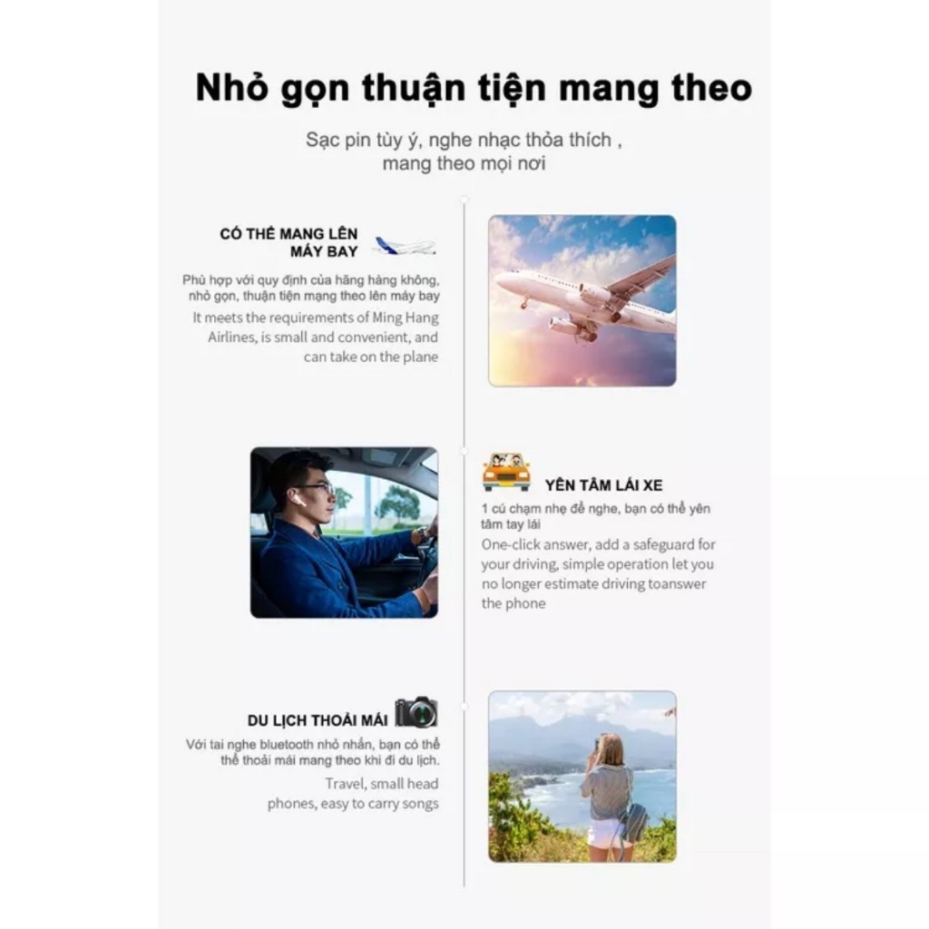 Tai Nghe Bluetooth AIP.2 + Pro.1+ Pro.2 Không Dây Pin Trâu-Âm To Mic Rõ-Định Vị-Đổi Tên-Dùng Cho Mọi Dòng Máy