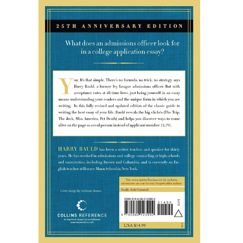 On Writing the College Application Essay