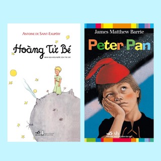 Sách - COMBO Hoàng tử bé - Peter Pan (Antoine De Saint-Exupéry - James Matthew Barrie) (Nhã Nam)