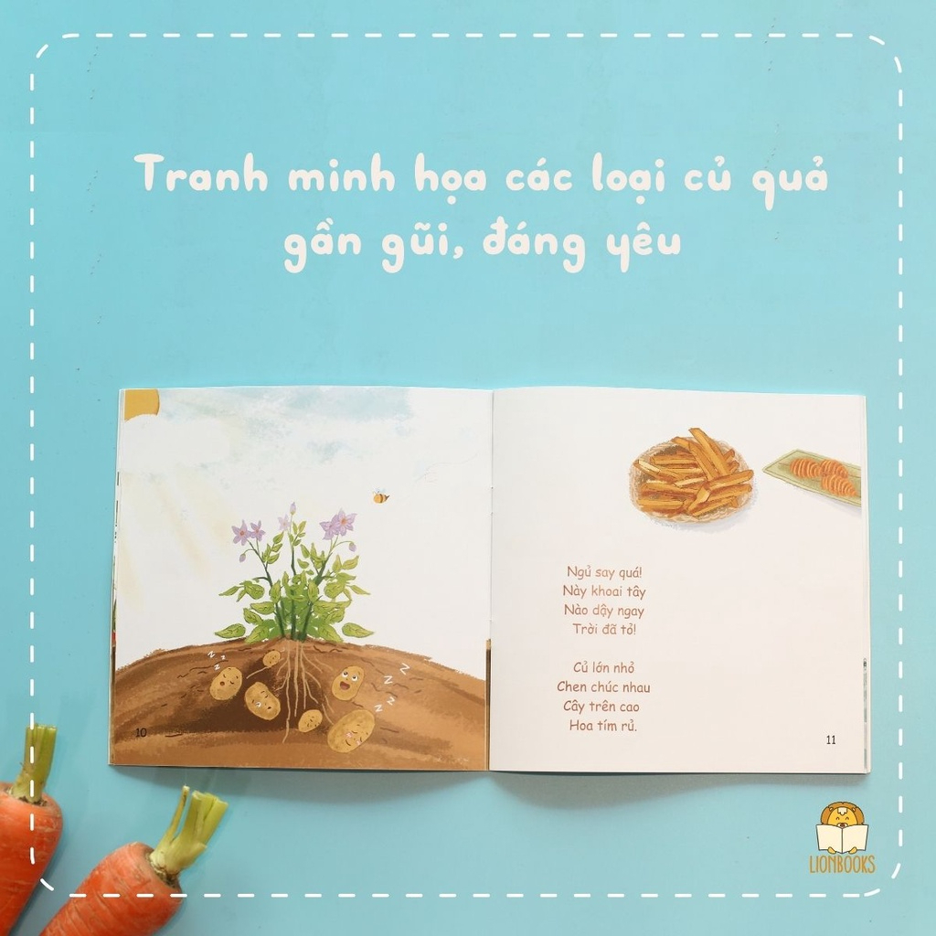 Sách - Set 2 cuốn Muôn Điều Kì Diệu 2 ( Củ Đang Nằm Ngủ và Lúc Lỉu Trên Cành ) - Lionbooks