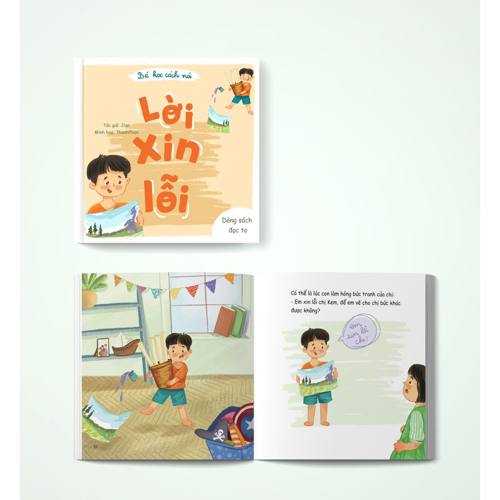 Sách - Bé Học Cách Nói ( Bộ 4 cuốn ) - Kỹ năng giao tiếp cho bé - Lionbooks