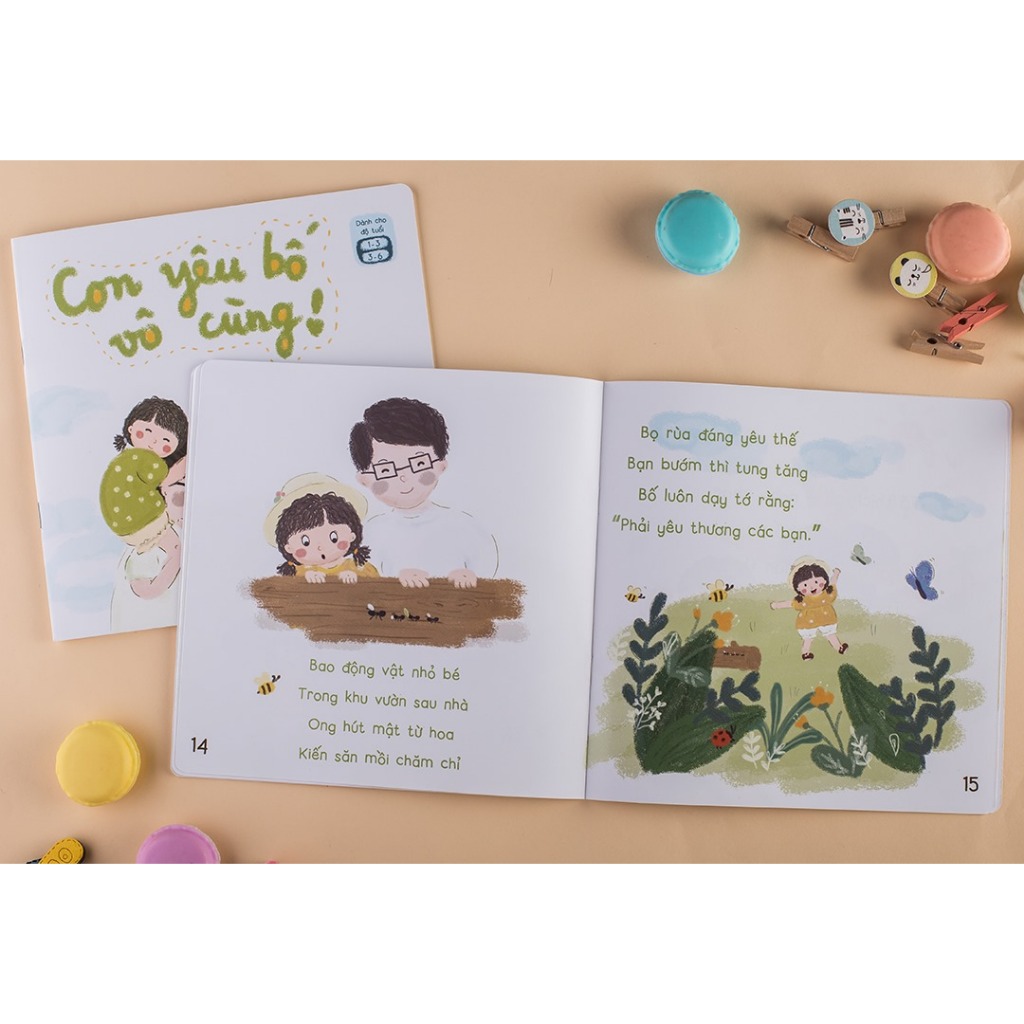 Sách thơ - Bộ 3 cuốn Gia đình Bé Bỏng ( 0 -3 tuổi ) - Lionbooks