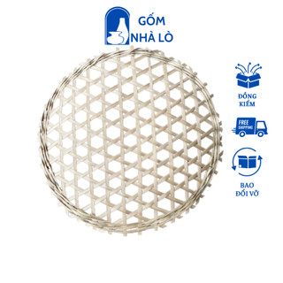 Vỉ nén thực phẩm vỉ tre đan nén dưa cà muối vỉ tre hấp bánh vỉ tre lót nồi cách nhiệt không nấm mốc 13cm 17cm 20cm
