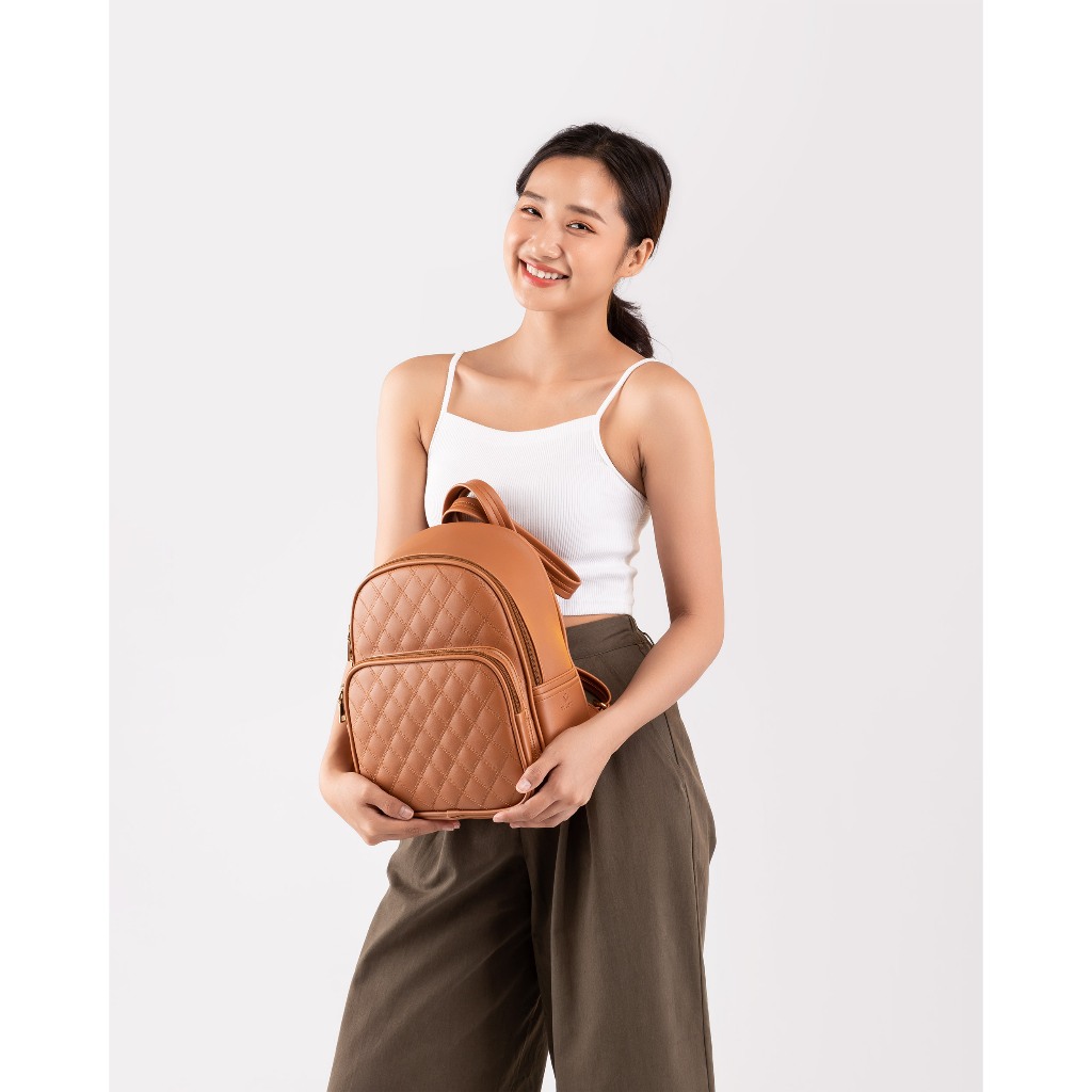 Balo da nữ họa tiết quả trám YUUMY Seasand YBA62