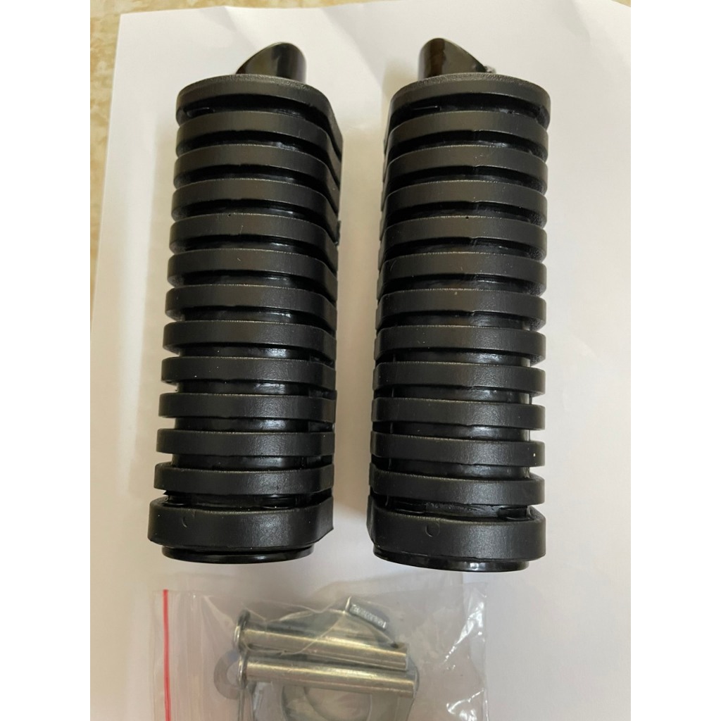 Cặp cao su gác chân sau xe Wave A, S110, RS, RSX mẫu ngang