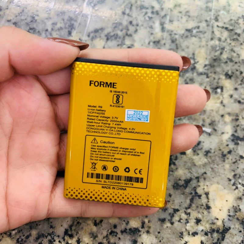 Pin Điện thoại Forme F6 4G - Hàng chính hãng