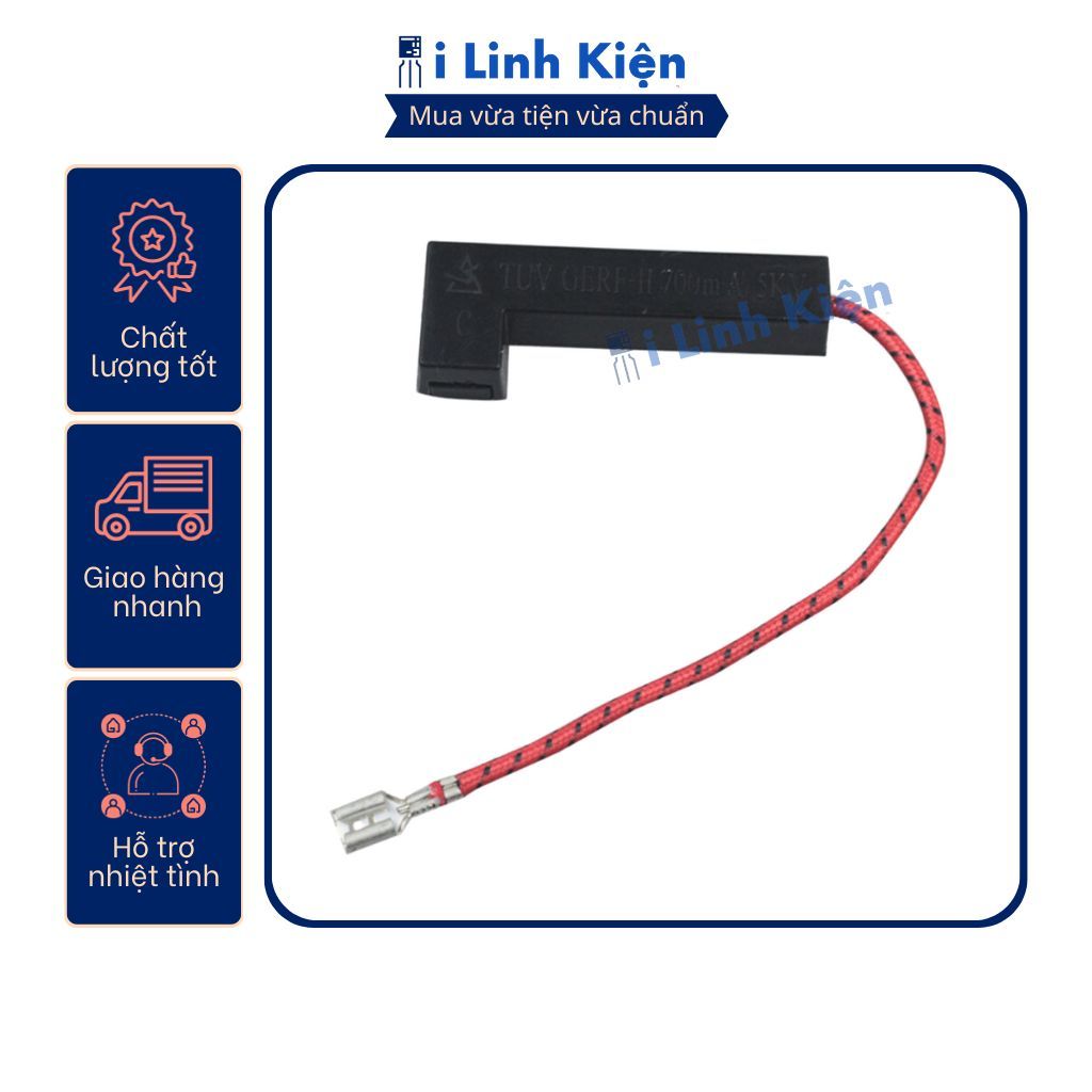 Cầu chì cao áp lò vi sóng 700mA 800mA 5kV chất lượng tốt.