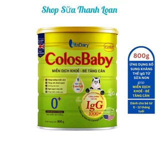 Combo 2 lon sữa non colosbaby gold 0+ 800g.