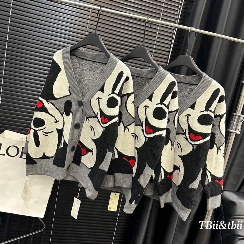 ÁO LEN LÔNG  ĐEN GHI