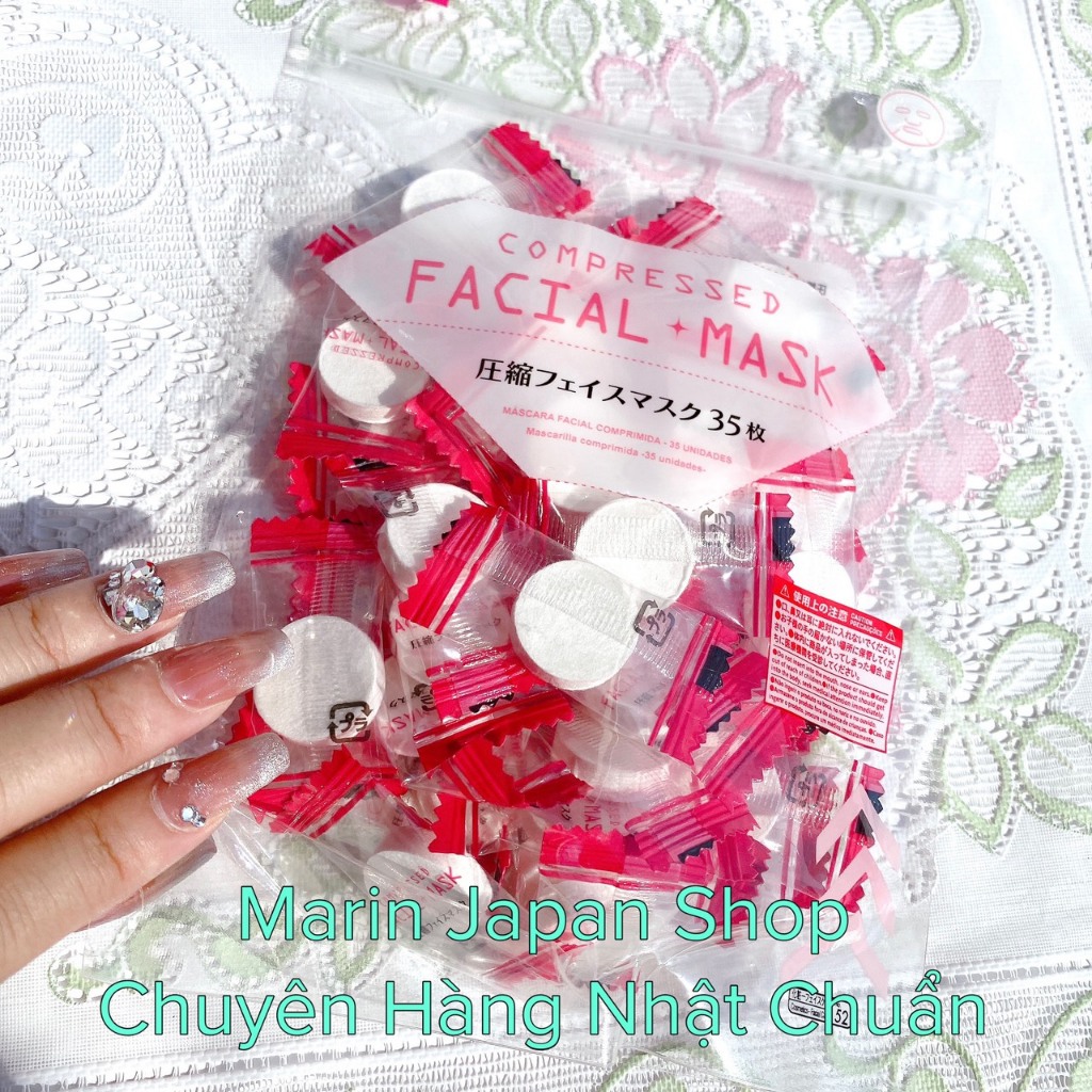 Mặt nạ nén làm lotion Mask Daiso Nhật Bản