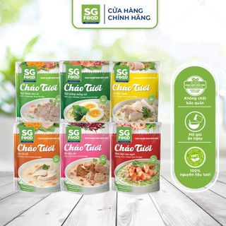 Cháo tươi Deli Sài Gòn Food đầy đủ các vị 240g