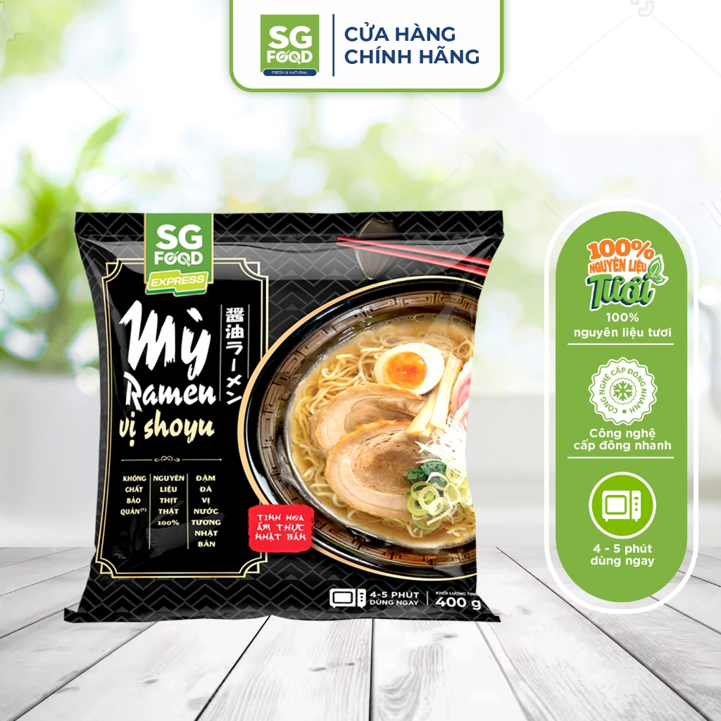 Mỳ Ramen cao cấp vị Shoyu Sài Gòn Food 320g