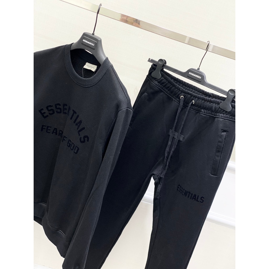 Bộ nỉ Essenti dày dặn siêu ấm thể thao nam nữ chuẩn siêu cấp new 2024.