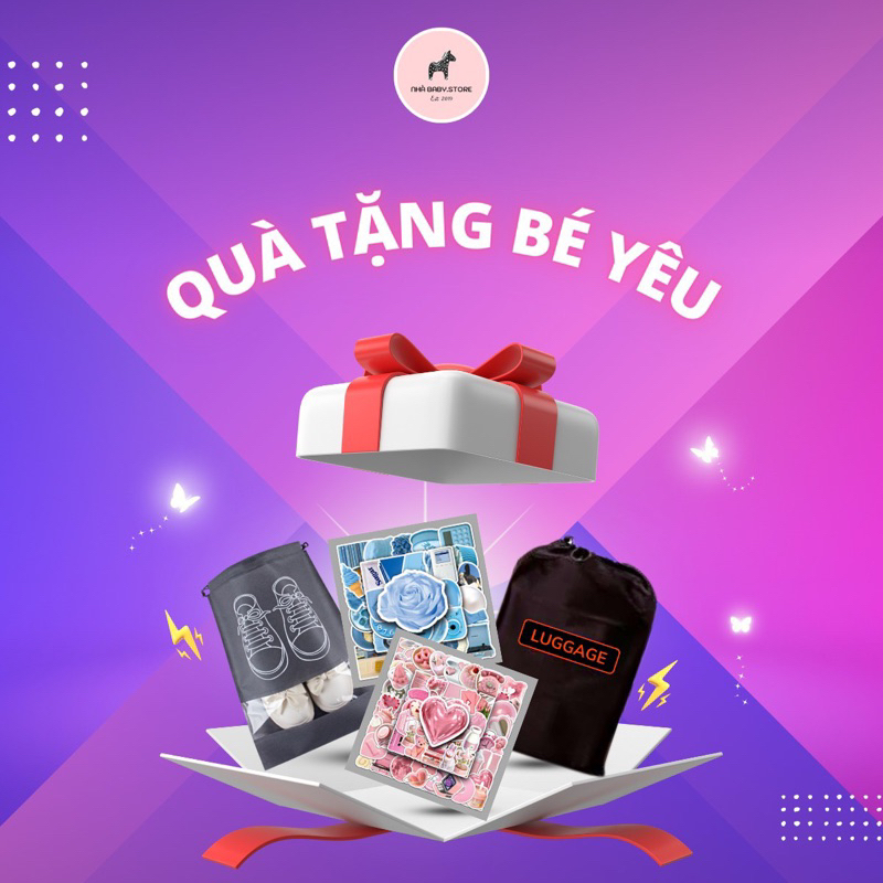 Vali 5 in1 Giường Ngủ Di Động siêu Hot chính hãng Hàn Quốc MINNOW 20L tặng kèm túi quà yêu thương cho bé yêu