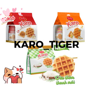 Một túi bánh karo richy trứng chà bông gà tươi vị phô mai và truyền thống 2 vị date mới nhất 6 bánh