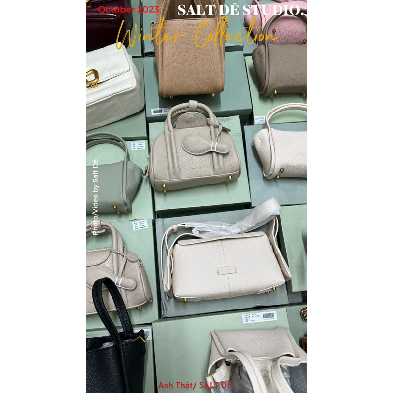 TÚI TRỐNG MIỆNG VÒM CHARM CÂY VỢT | SALT DÉ STUDIO