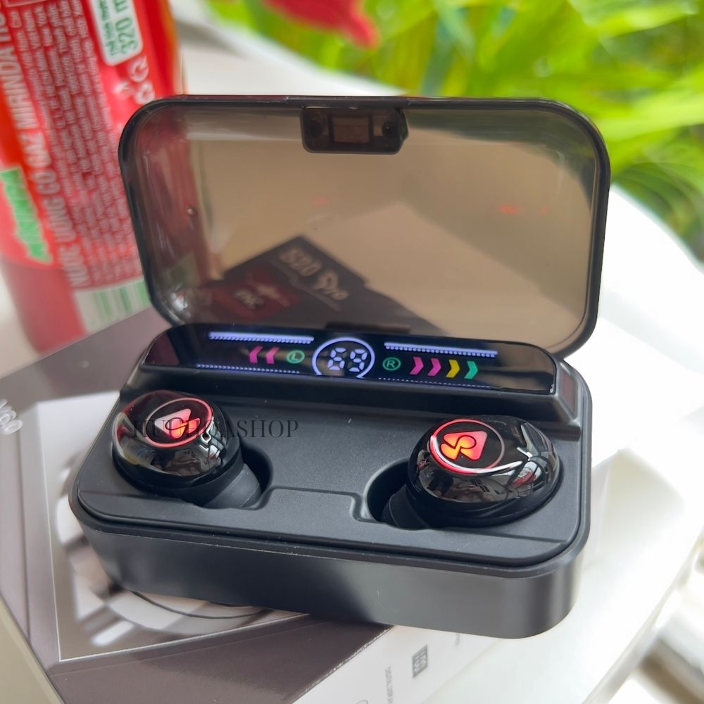 Tai Nghe Bluetooth S20 Pro Cao Cấp Cảm Ứng Vân Tay Chống Nước IPX7  Nghe Nhạc Lên Tới 8 Giờ  Kiêm Sạc Bảo Hanh 6 Tháng