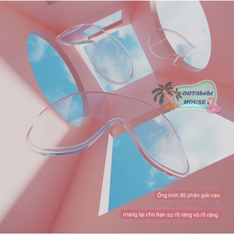 Có hộp Kính bơi kính lặn góc rộng hàng đẹp cho bé