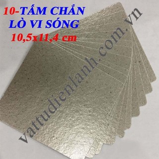Tấm chắn lò vi sóng các loại, 10.5x11.4cm, 6.4x11.6cm, 12x12cm, 12x15cm, 15x15cm, bạc chắn sóng