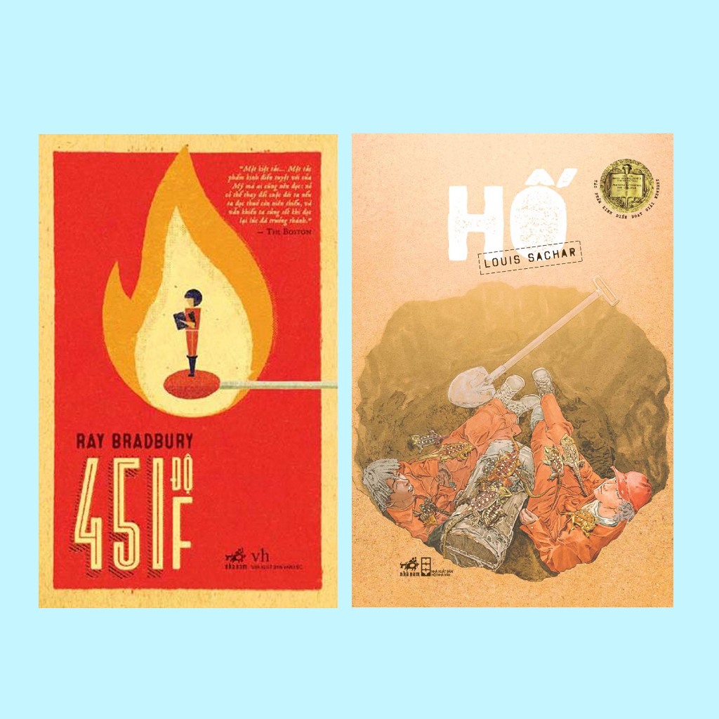 Sách - COMBO 451 độ F - Hố (Ray Bradbury - Louis Sachar) (Nhã Nam)