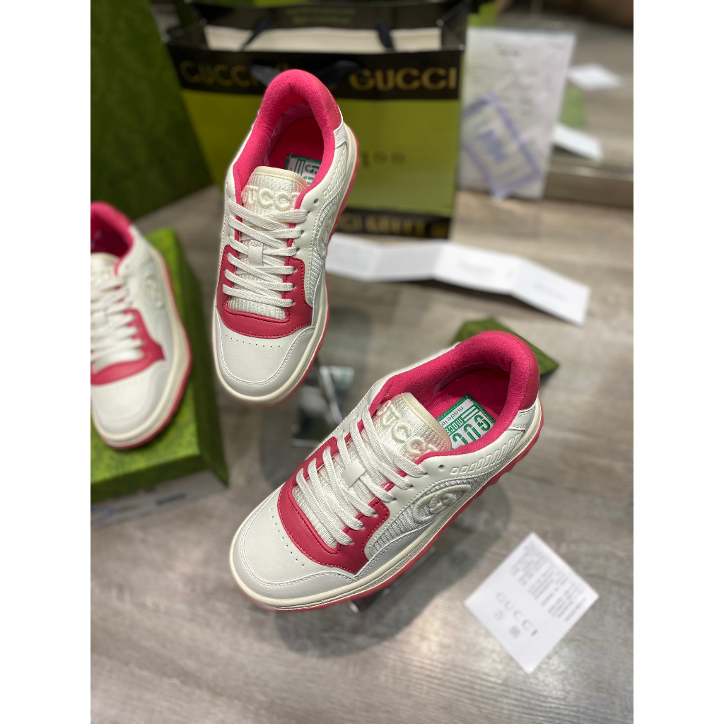 Giày Thể Thao GC MAC80 White Pink, Giày GC MAC80 Trắng Hồng Lai Aut Full Box + Bill