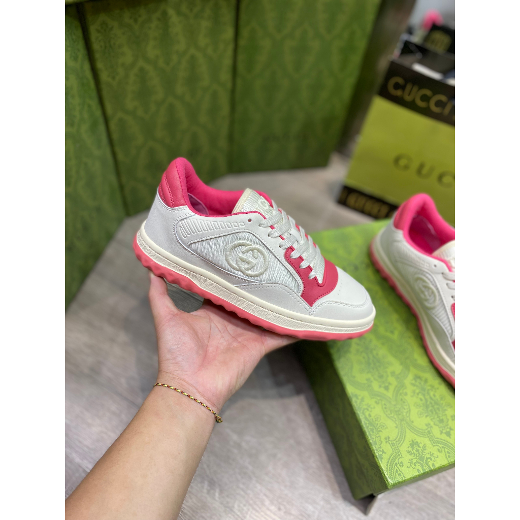 Giày Thể Thao GC MAC80 White Pink, Giày GC MAC80 Trắng Hồng Lai Aut Full Box + Bill