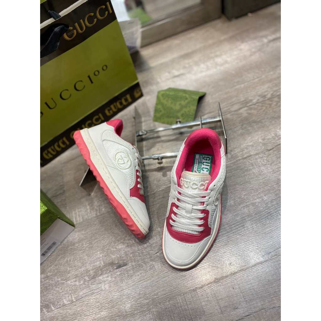 Giày Thể Thao GC MAC80 White Pink, Giày GC MAC80 Trắng Hồng Lai Aut Full Box + Bill