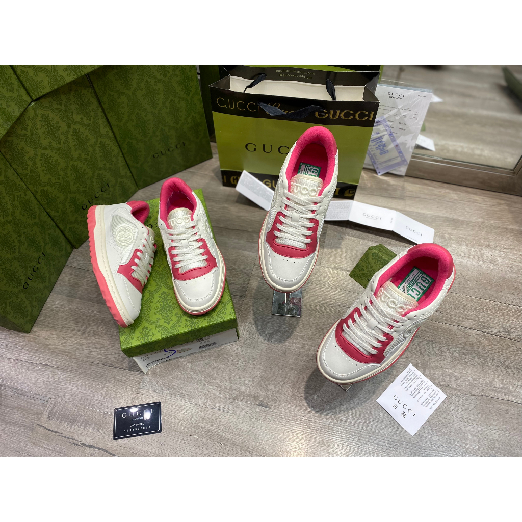 Giày Thể Thao GC MAC80 White Pink, Giày GC MAC80 Trắng Hồng Lai Aut Full Box + Bill