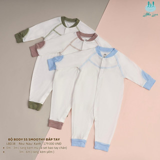 Body dài sơ lil kèm phụ kiện 0-3m/ 3-6m