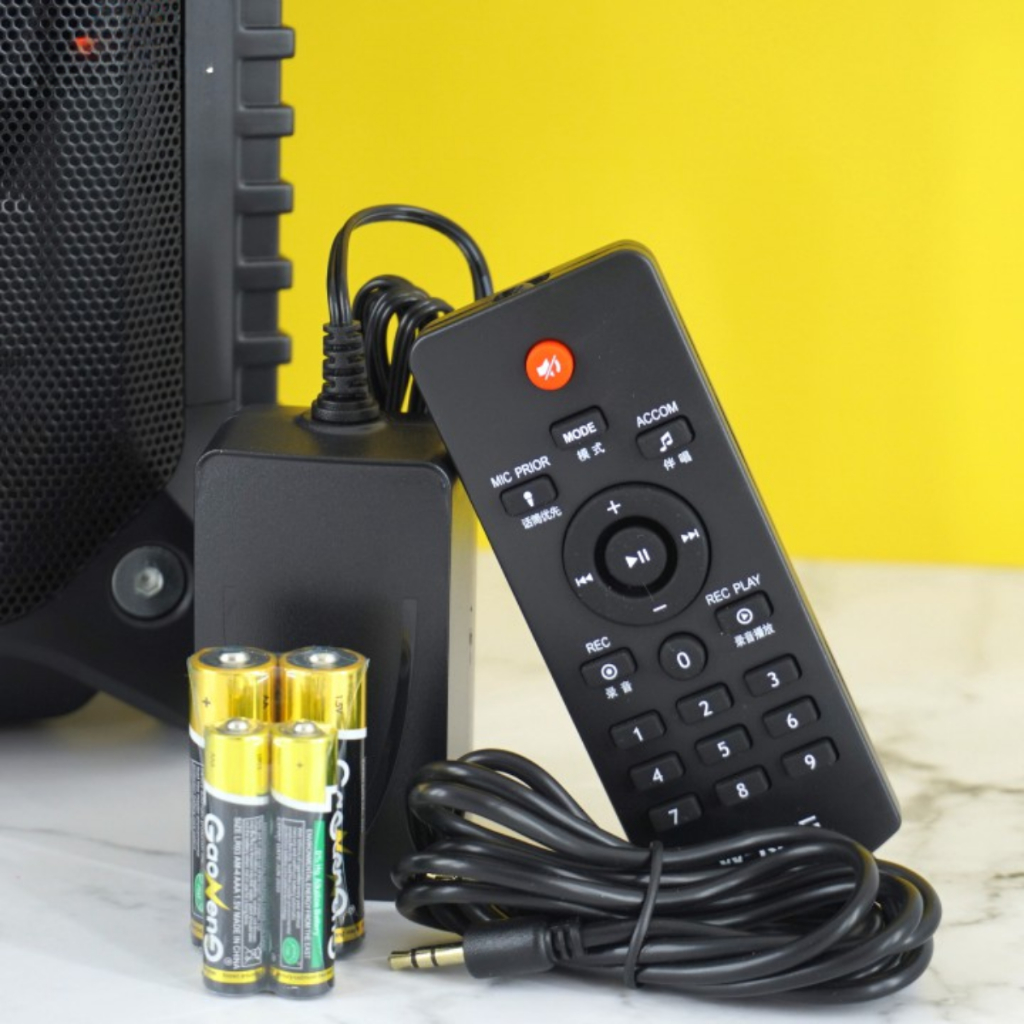 Loa Bluetooth Karaoke K3 kèm 2 mic không dây Công Suất Cực Lớn 80W, SIÊU BASS, ĐÈN LED SỐNG ĐỘNG-Bảo hành 12 tháng