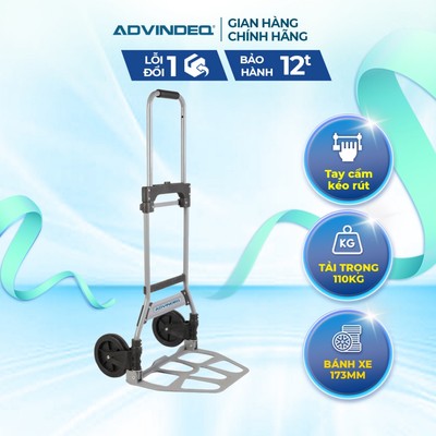 Xe đẩy hàng 2 bánh rút gọn ADVINDEQ TL-110C tải trọng 110kg nhập khẩu chính hãng bảo hành 12 tháng