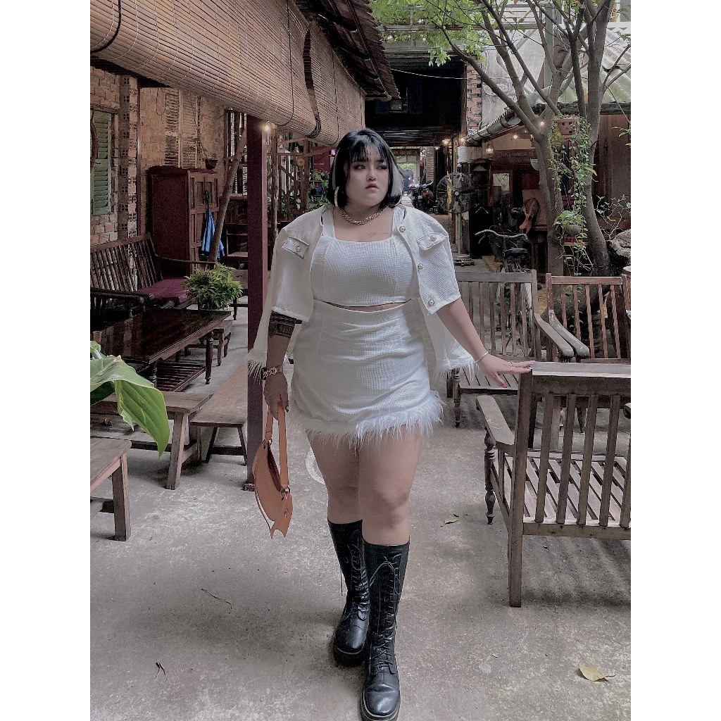 SET LÔNG VŨ VEST BIGSIZE