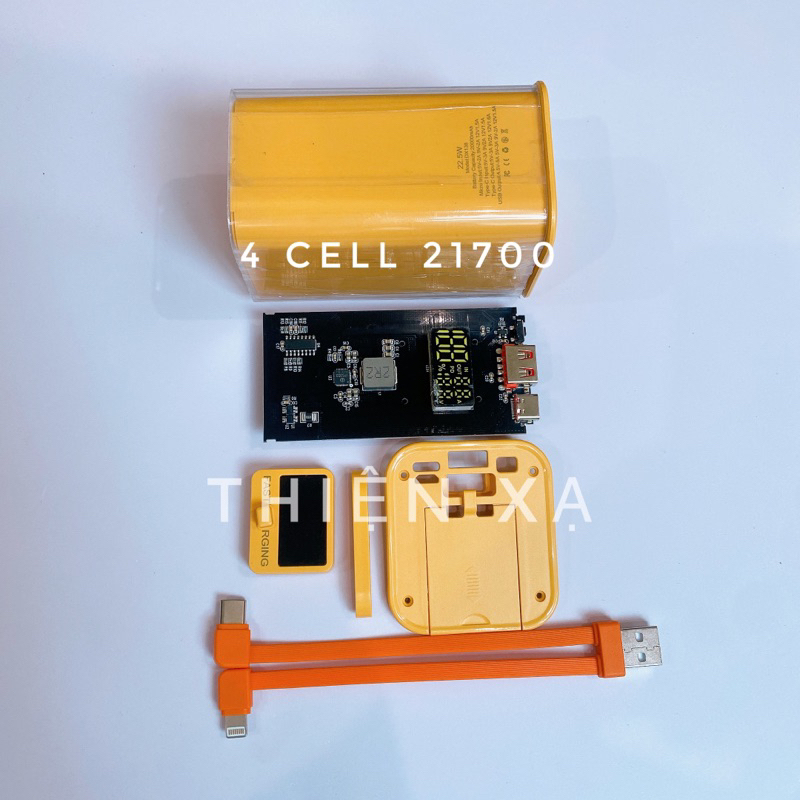 Box sạc 4 cell 21700  sạc nhanh 22,5w