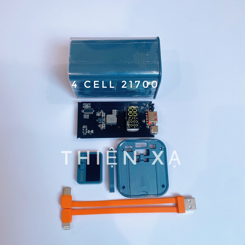 Box sạc 4 cell 21700  sạc nhanh 22,5w