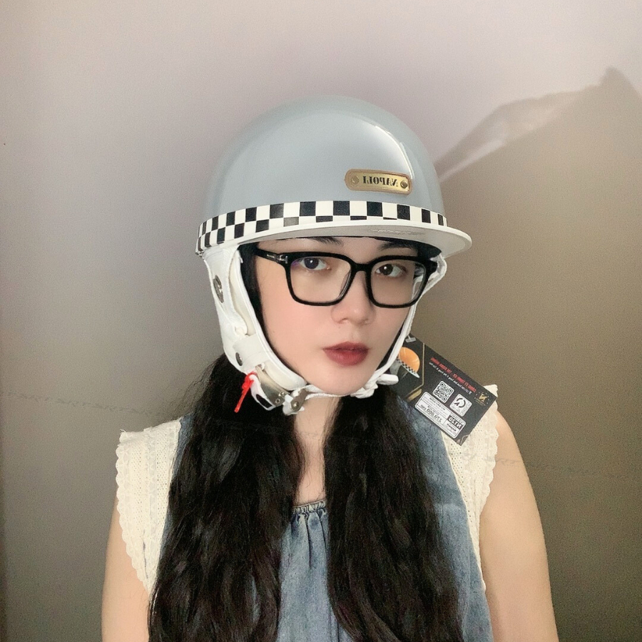 Mũ bảo hiểm nửa đầu Napoli Bosozoku Japan Style nửa đầu vintage - Mũ bảo hiểm moto Vintage 1/2 đầu