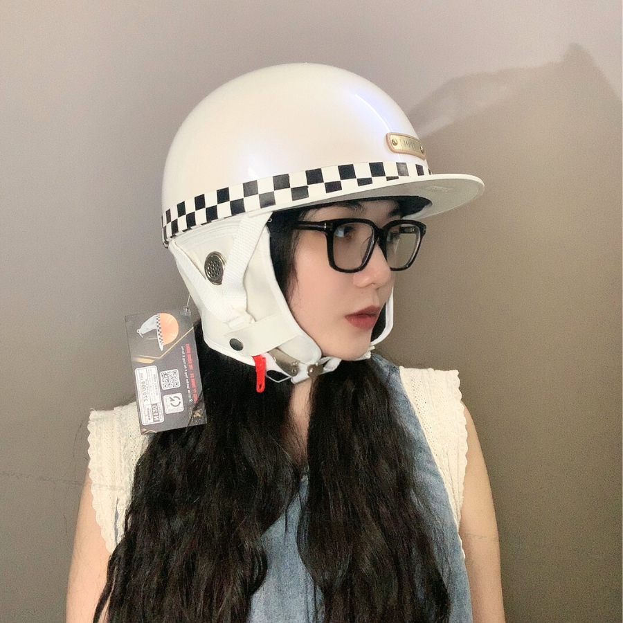 Mũ bảo hiểm nửa đầu Napoli Bosozoku Japan Style nửa đầu vintage - Mũ bảo hiểm moto Vintage 1/2 đầu