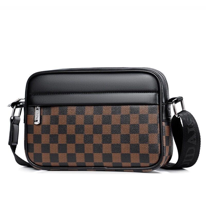 [tx-0505 Thiết Kế Túi Đeo Vai Rằn Ri Mới Cho Nam Giới,Túi Đeo Chéo Thường NgàyThờiTrang Phong Cách Hàn Quốc Bằng Da PU