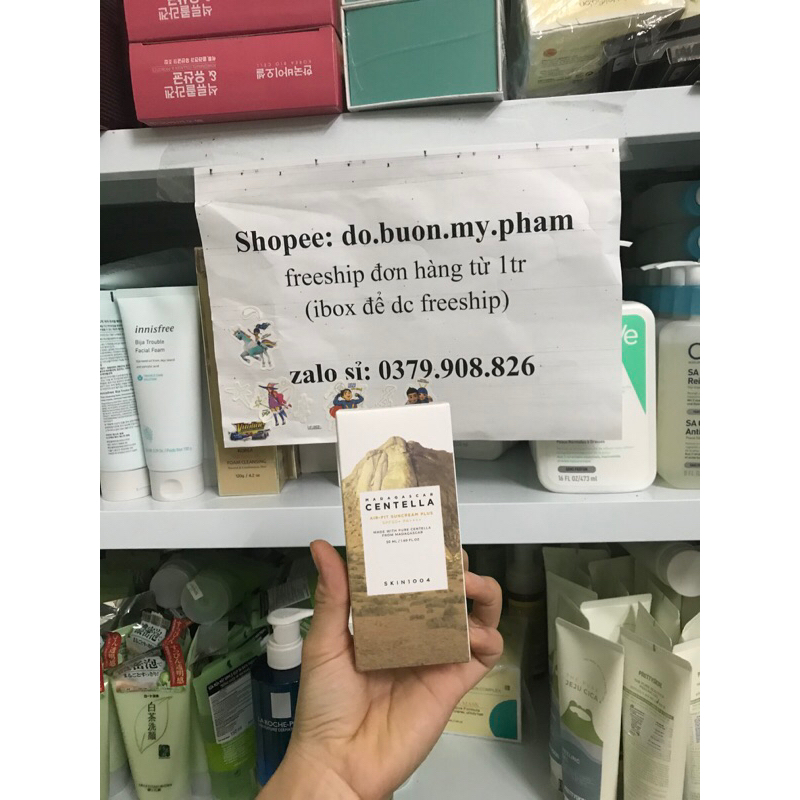 KEM CHỐNG NẮNG CENTELLA RAU MÁ SKIN 1004