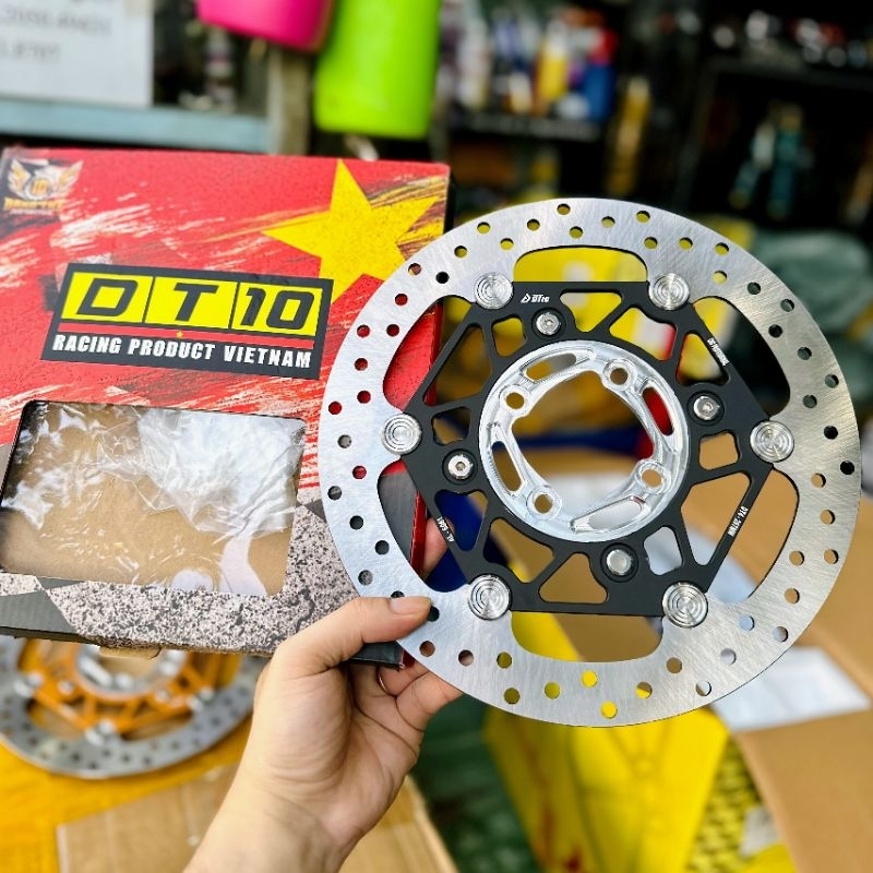 Đĩa thắng DT4 267mm Khoen inox 304 lắp đặt nhiều dòng xe